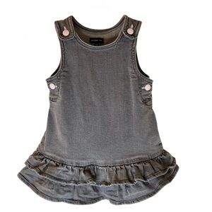Baby Gap Denim Ruffle Hem Jumper Dress